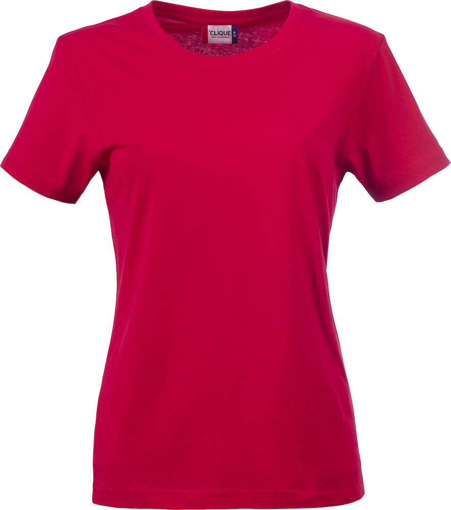T-shirt donna maniche corte ROSSO