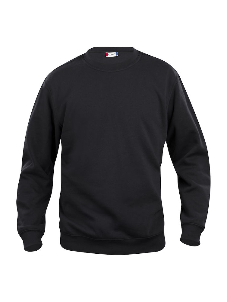 Felpa girocollo unisex NERO