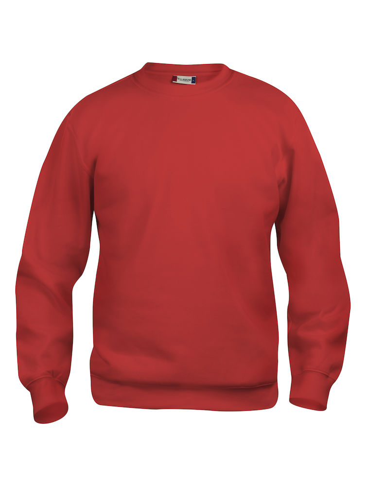 Felpa girocollo unisex ROSSO