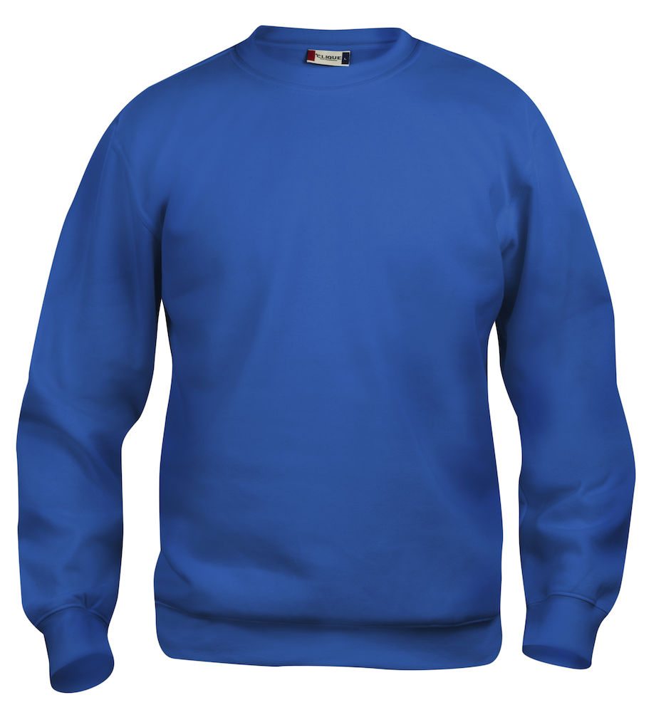 Felpa girocollo Bambino colore Blu Royal