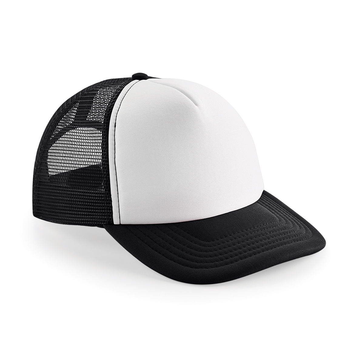 Cappellino Trucker Snapback NERO/BIANCO 